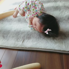 【4m21d】寝返り記念日♡♡♡の画像