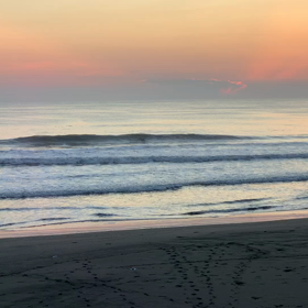 11月2日千葉北、東浪見の朝の波の画像