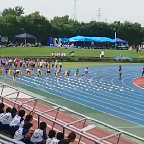 女子100ｍ１組目の画像
