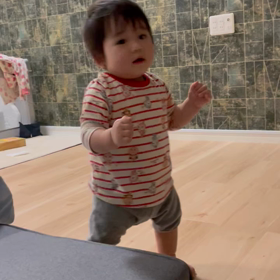 9ヶ月、ようやく歩いた！の画像