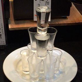 日本酒タワーの画像