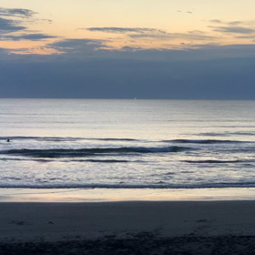 11月14日千葉北、東浪見の朝の波の画像