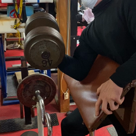 垣本君ワンハンドプリチャーカール４６kgの画像