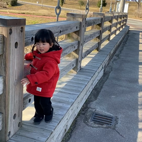 親子4人の初おでかけ①の画像