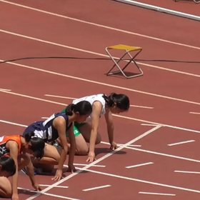 ６年女子100m予選の画像