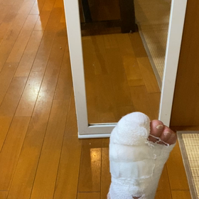 手術後１８日目　病院へ行った際のリハビリ①の画像