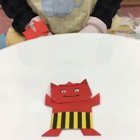 リボンちゃんの節分、体編①の画像