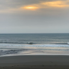 7月2日千葉北、東浪見の朝の波の画像
