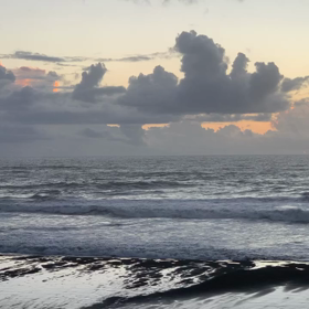 9月6日千葉北、東浪見の朝の波の画像