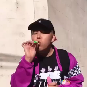シャボン玉おじさんの画像