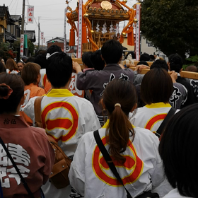 町内のお神輿の画像