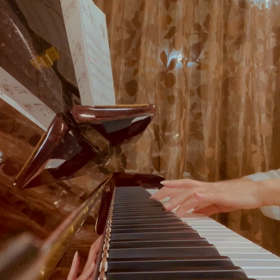 Xmas曲練習中の画像