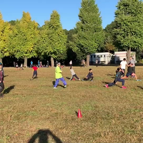 大股歩行④の画像