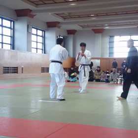 審査会、小松さん昇段の画像