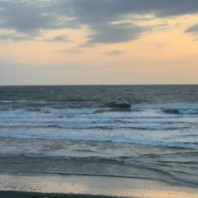 11月2日千葉北、東浪見の朝の波の画像