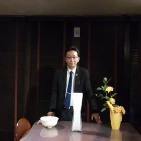 真夏に柿をいけ涼むの画像