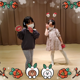 キッズクラブのクリスマス会でしたの画像