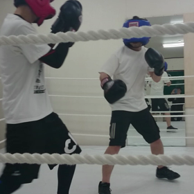 本日のスパーリングです！の画像