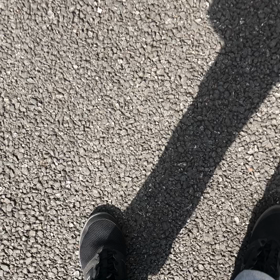 午前中、全速力で歩くの画像