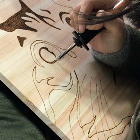 自作の看板制作！ハンドメイド作品の合間に…の画像