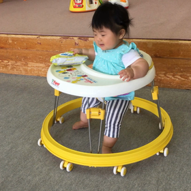 7m6d★夜泣きと歩行器の画像