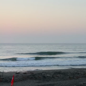 7月11日千葉北、東浪見の朝の波の画像