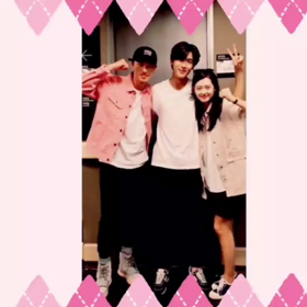 ヒョンシク君花郎メンバーと♪の画像