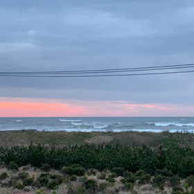 4月12日千葉北、東浪見の朝の波の画像