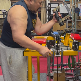 昨日の左の補強トレーニングの画像