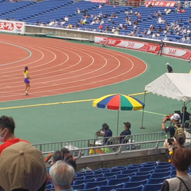 橋本さん 女子100m予選④の画像