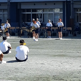 吹奏楽部の演奏の画像