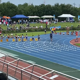 チャレンジトライアル男子100m②の画像