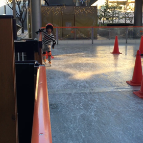 初めてのアイススケート ♬の画像