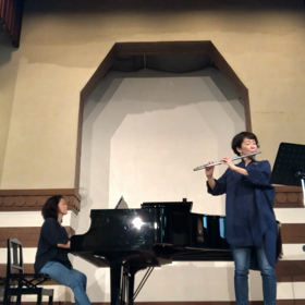 恩師のフルート【ルイロット】で演奏してみた事の画像