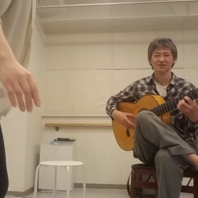 ギターと一緒に学ぼう、リズム&パルマオンラインレッスン準備の画像