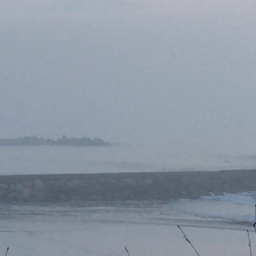 5月2日千葉北、東浪見の朝の波の画像