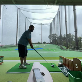 狭い練習場の効果効能(笑)の画像