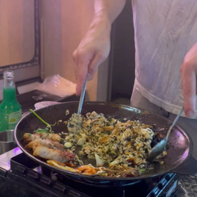 昨日のランチ調理動画の画像