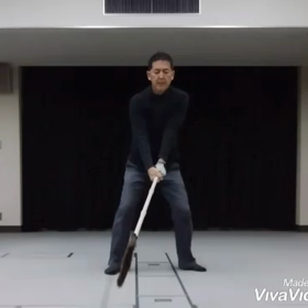 ほうき素振り80回！の画像