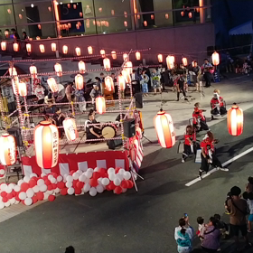 地元の盆祭りの画像