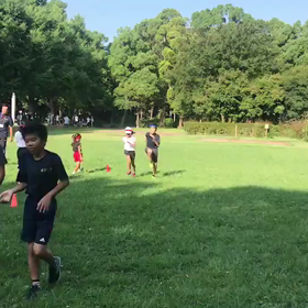 大股歩行②の画像