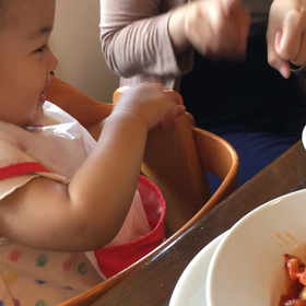 ◆外食中も「○○食べたい！」って教えてくれていました(^^♪の画像