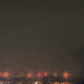 川の花火③の画像