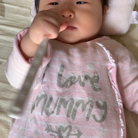 歯磨きの練習の画像