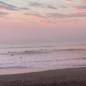 7月3日千葉北、東浪見の朝の波の画像