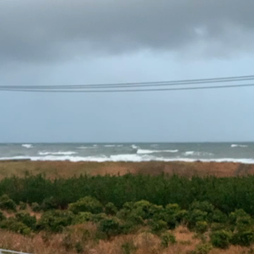 1月28日千葉北、東浪見の朝の波の画像