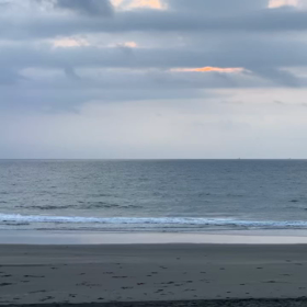 9月1日千葉北、東浪見の朝の波の画像