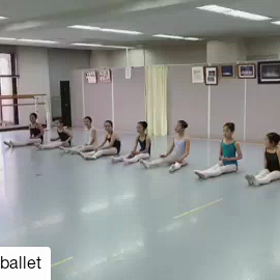 【こんな楽しくていいの？】バレエのウォーミングアップにお尻歩きを✨の画像