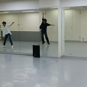 オトコ2人だけで踊ってみた(笑)の画像
