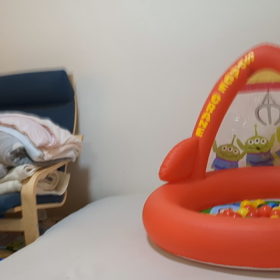 久しぶりにお家で、ボールプール☆の画像